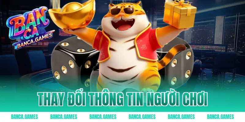 Thay đổi thông tin người chơi